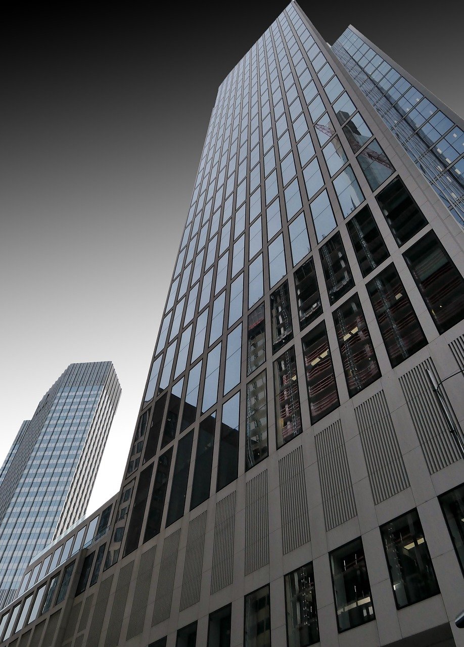 architecture, frankfurt, skyscrapers, reflection, glass building, facade, building, city, urban landscape, office building, modern building, modern architecture, building, building, building, building, building, office building, office building, office building